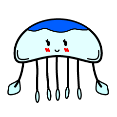 Lovely Jellyfish Sticker