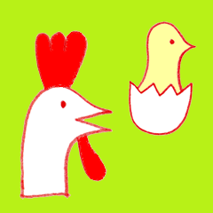 Chicks and chicken