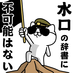 "MIZUGUCHI"name/Military cat