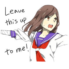 Chunibyo girlfriend Sticker EN