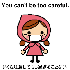 Stay healthy! Bilingual*English/Japanese
