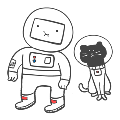 Lost Spaceman Daryl & Spacecat Shadow