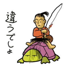 カメ（クサガメ）のチャック。