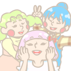 パステル色の女の子