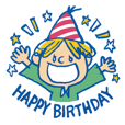 Birthday 3 Line Stickers Line Store