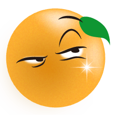 オレンジの表情