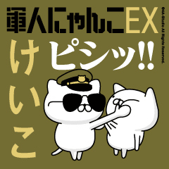 "KEIKO"name/Movie Military cat