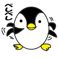 Egg-shaped penguin