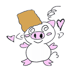 かわいい豚が好きなカバンを持ちお出かけ Line スタンプ Line Store