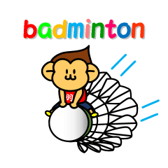 Badminton monkey