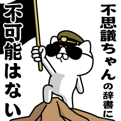 "FUSHIGICHAN"name/Military cat