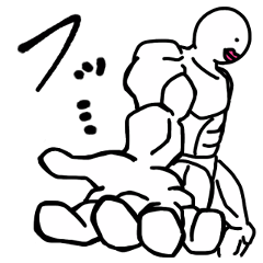 強そうなやつがスタンプ