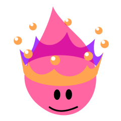 Water droplets and milk crown