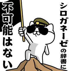 "SHIROGANE-ZE"name/Military cat