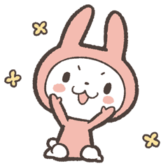 ピンクのうさぎスタンプ Line スタンプ Line Store ピンクのうさぎスタンプ Line スタンプ Line Store