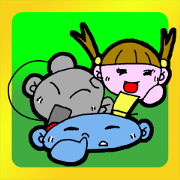 Blue man of hand-drawn lines style 2 Blue man of hand-drawn lines style 2