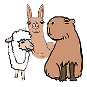 Capybara and friends Capybara and friends