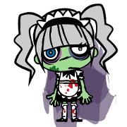 Zombie girl in maid style /Japanese ver. Zombie girl in maid style /Japanese ver.