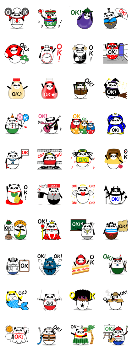 Disguise EggPanda OK sticker!
