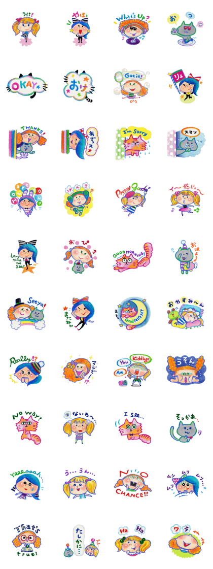 Girls3 ENG and JPN Talk Girls3 ENG and JPN Talk