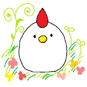 Miniature Chicken in the yard Miniature Chicken in the yard