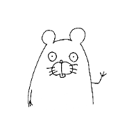 little nasty mouse stickers