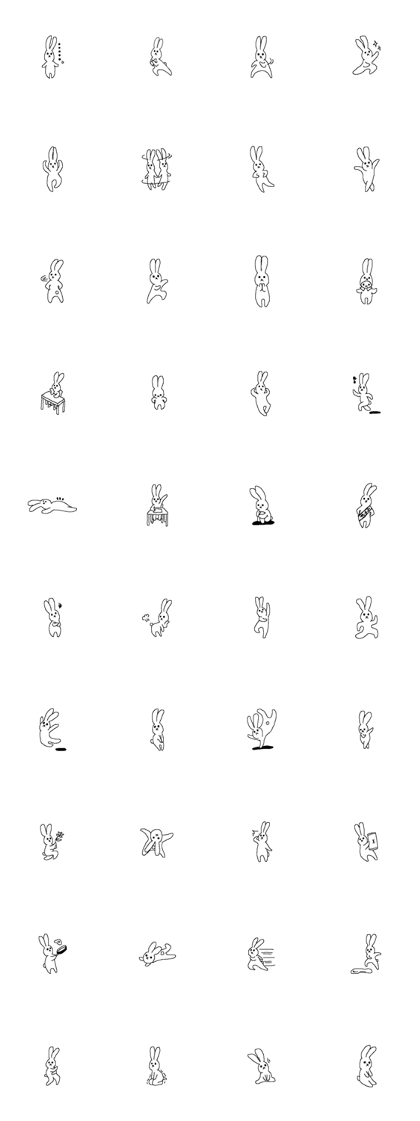 Expressionless rabbit's. Expressionless rabbit's.