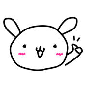 white rabbit "USanosuke" white rabbit "USanosuke"