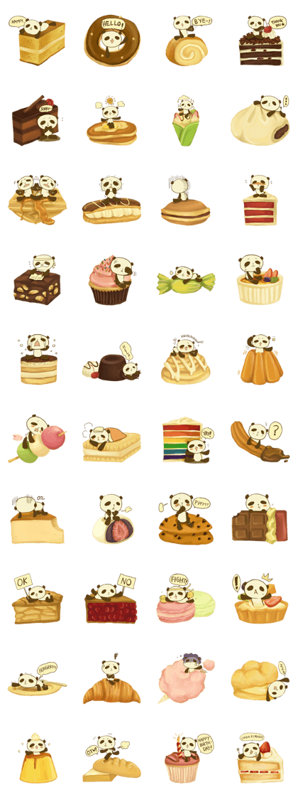 Panda That Lives on Sweets Panda That Lives on Sweets