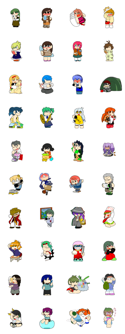 Interesting Sticker 02 Gee-kun soft Interesting Sticker 02 Gee-kun soft