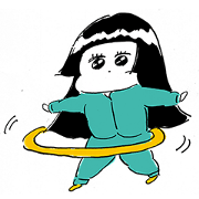 Michika Hamamura's Freedom Girl Sticker Michika Hamamura's Freedom Girl Sticker