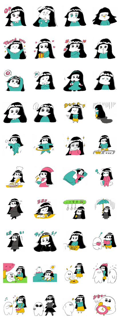 Michika Hamamura's Freedom Girl Sticker Michika Hamamura's Freedom Girl Sticker