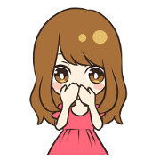 Cheerful girl sticker