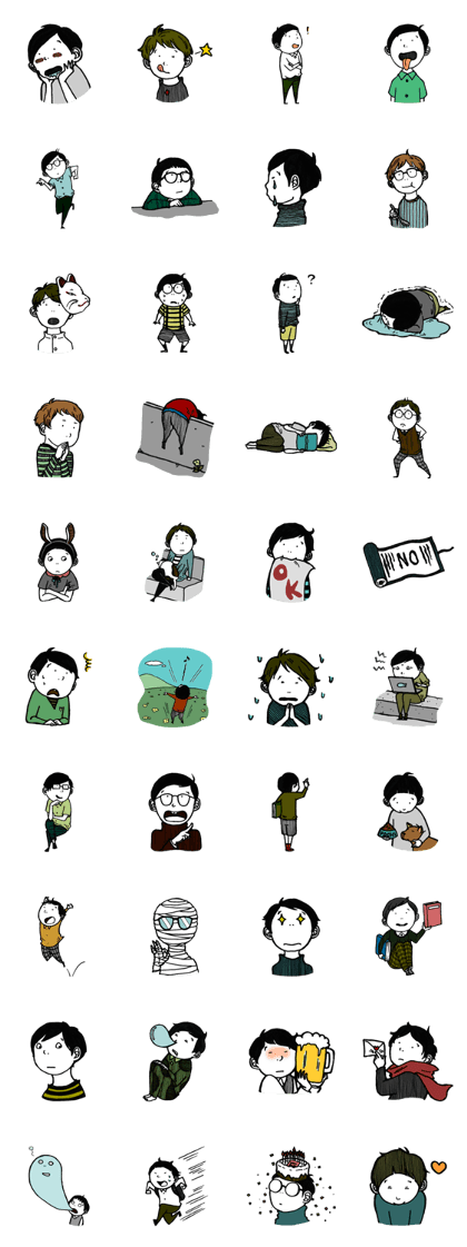 Boys of the round face