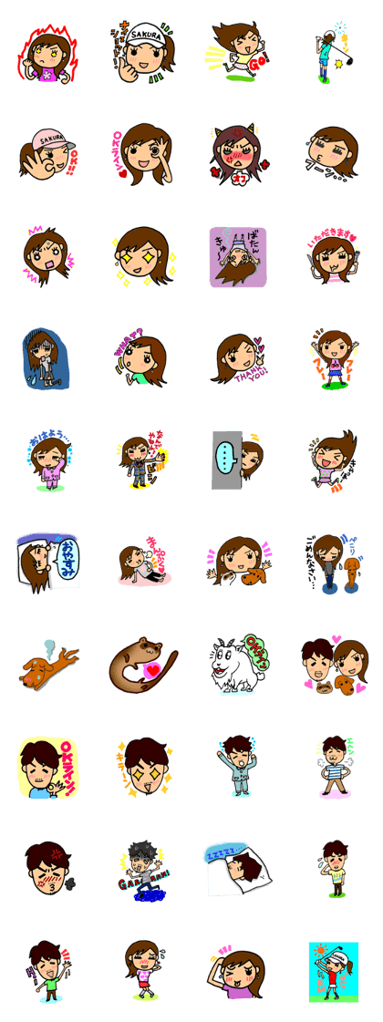 SAKURA YOKOMINE LOVE GOLF