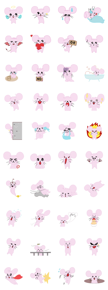 Pink hamster