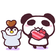 Panda and Penguin