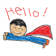 crayon friend baby drawing(Japanese)