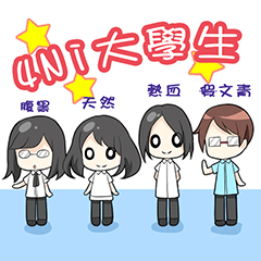 Four female students in Taiwan