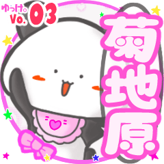 Panda's name sticker MY250320N16