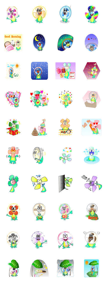 Fan frog