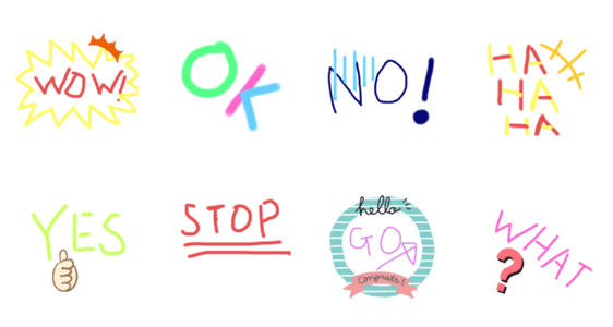 いろんな英語スタンプ Lineクリエイターズスタンプ Stamplist