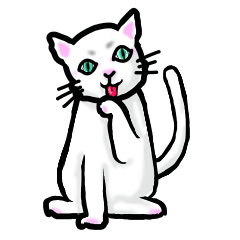 Cat of jade green eyes