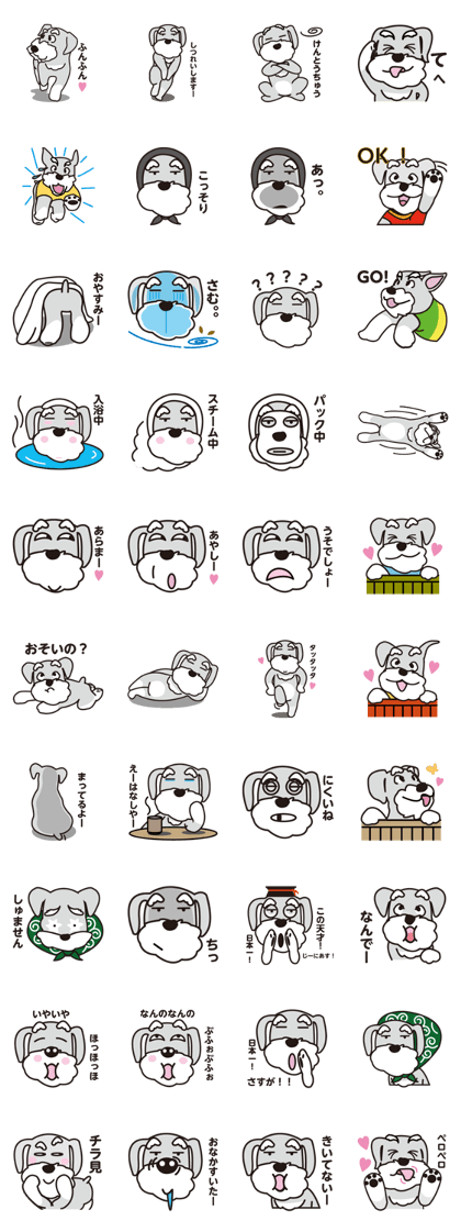 DOG Sticker/schnauzer-2