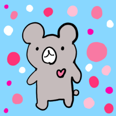 Qoo Bear sticker