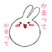 Colorful rabbit of the spoilt child
