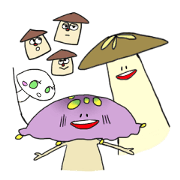 Poison mushroom-chan and Friends