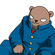 High schooler,Kuma-san.