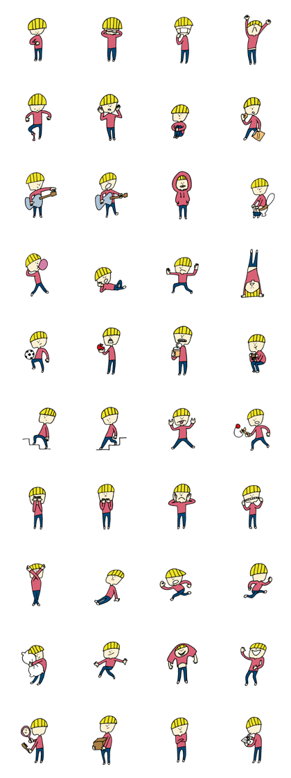 yellow hair boy