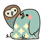 Colorful Bird's Sticker